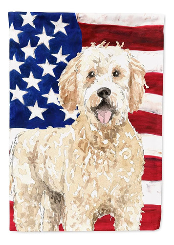 Caroline's Treasures Ck1731chf Patriotic Usa Goldendoodle Ho