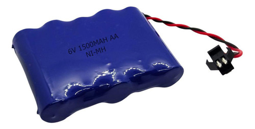 Bateria Para Carrinho 6v 1500mah Aa Recarregavel Smp02