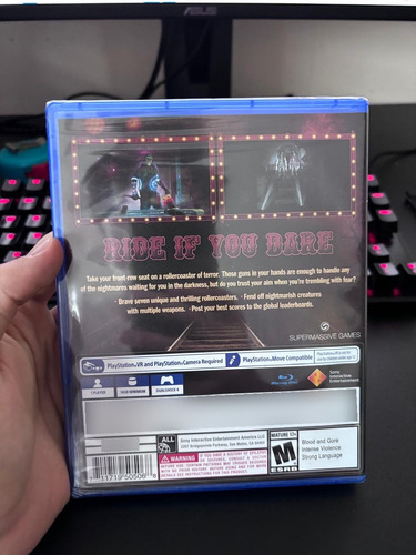 Until Dawn Rush Of Blood Ps4 Nuevo (Usado)
