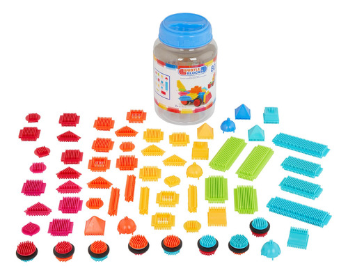 Juguete Bloques De Construcción Bristle Blocks 80 Piezas