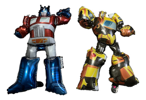Set De Globos Con Arco De Transformers Azul Transformers