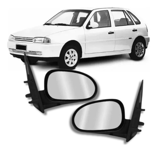 Par Retrovisor Gol G2 Bola 96 97 98 99 Sem Controle 4 Portas