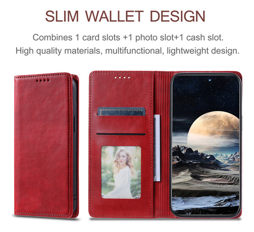 Funda Tipo Cartera For Teléfono Oppo A57 A56 A55 A54 A53