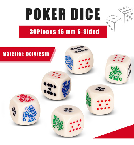 Liliful Juego De Dados De Cuero 6 Caras Silenciosos
