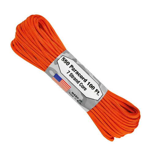 Paracord Burnt Orange Atwood Rope Usa - Crt Ltda