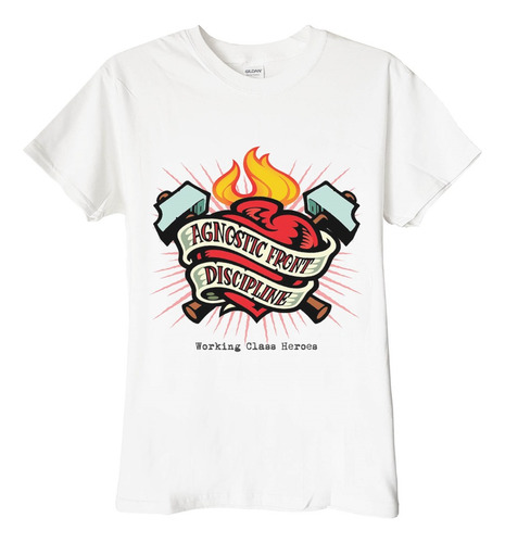 Polera Agnostic Front Discipline Working Cl Punk Abominatron