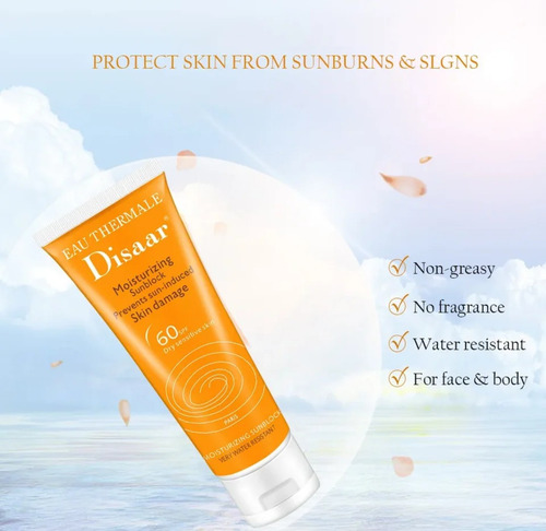 Protector Solar Disaar Eau Thermale Fps 60+ 80ml