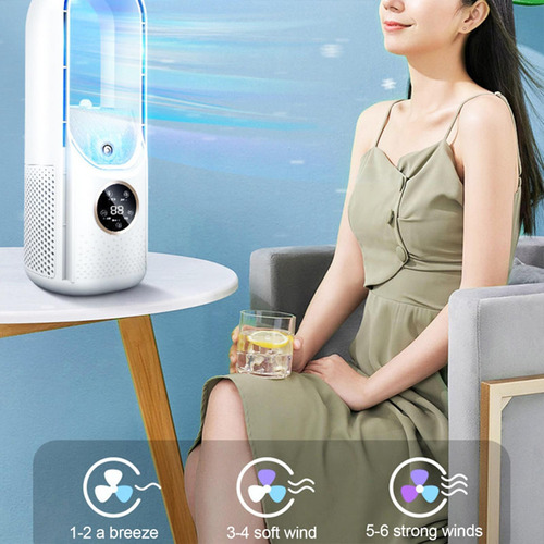 Ventilador Sin Aspas Escritorio Con Ventilador Sin Aspas Con