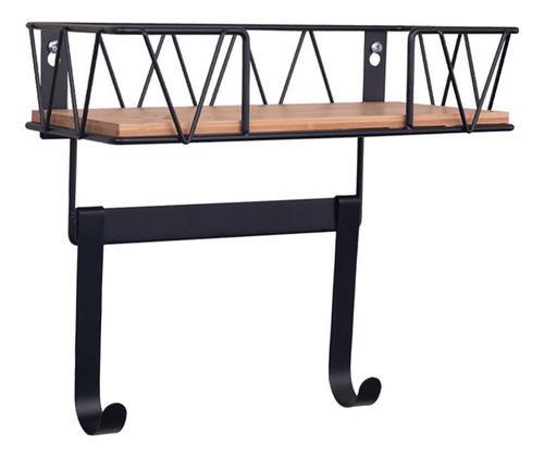 Soporte Para Tabla De Planchar, Ganchos Extraíbles, Negro