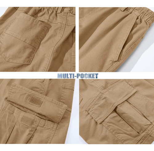 Pantalones Cortos Planos Cavva Para Hombre, Cintura Elástica