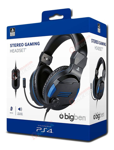 Headsets Sony Oficial Ps4 Bigben