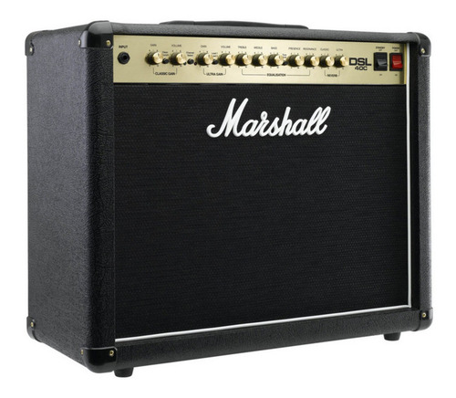Amplificador Marshall DSL DSL40 Valvular para guitarra de 40W color negro 220V