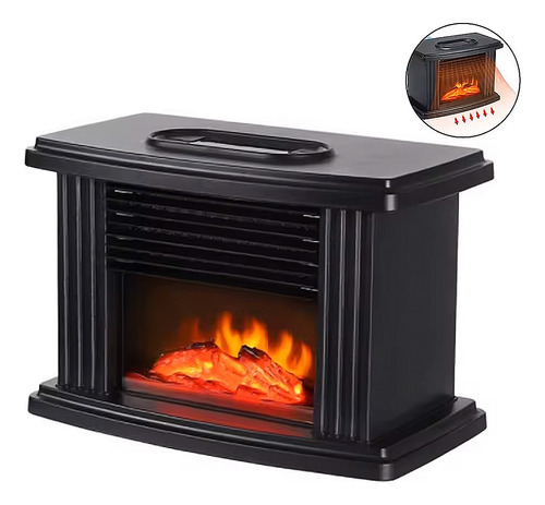 Mini Calefactor Eléctrico Tipo Chimenea Flame Heater 1000w