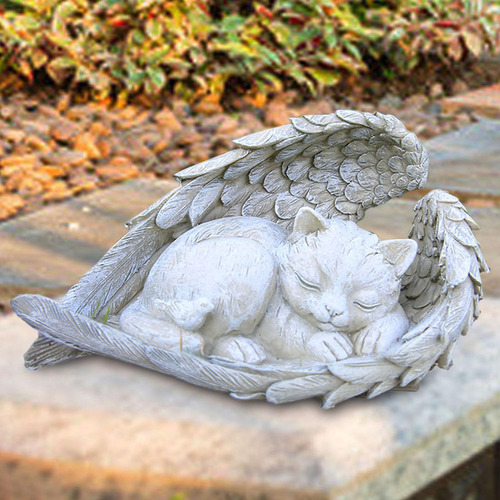 Marcador De Tumbas, Estatua De , Regalos Ángel Gato