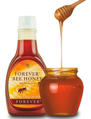 Miel De Abejas 100 % Natural   Forever Bee Honey 17.6 Oz