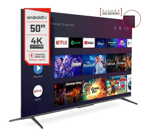 Imagen 3 de 3 de Smart TV Hitachi CDH-LE504KSMART22 LED 4K 50" 100V/240V