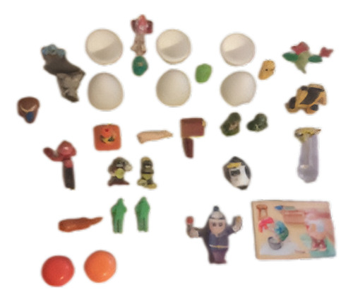 Lote De Muñecos Kinder Retro. (Usado)
