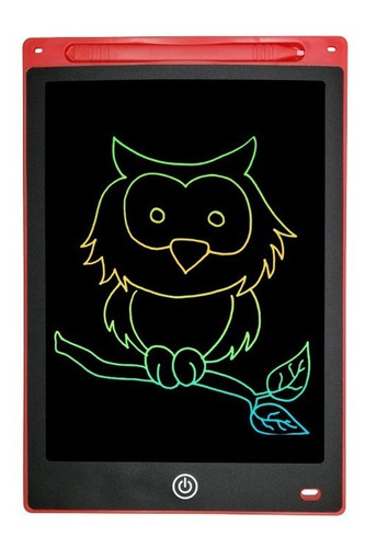 Lousa Infantil Mágica Lcd 8,5 Pol. Colorida Tablet Desenhar Cor Vermelho