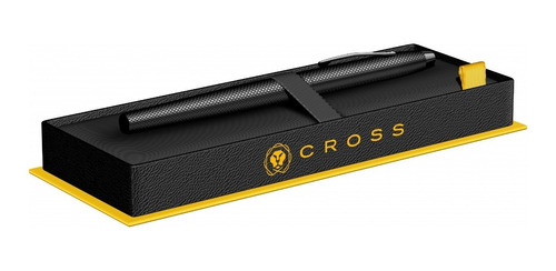 Pluma Cross Century Brushed Negro Pvd Lapicera Fuente