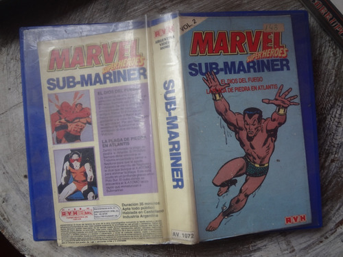 Marvel Superheroes Sub-mariner Avh Box Sin Vhs