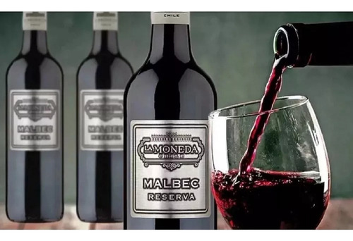 Vinho Malbec Reserva Chileno La Moneda 750ml 12,5%