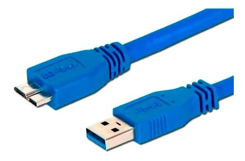 Imagen 1 de 2 de Cable Usb 3.0 Microusb Tipo B Disco Duro Externo 30cm ®
