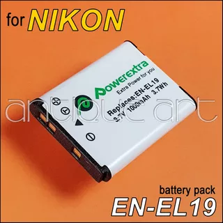 A64 Bateria En-el19 Para Nikon Coolpix S5300 3500 6600 S700