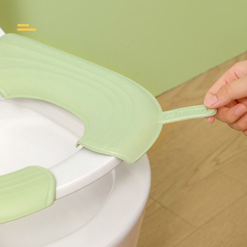 Funda De Asiento De Inodoro Lavable Para Cojín De Inodoro