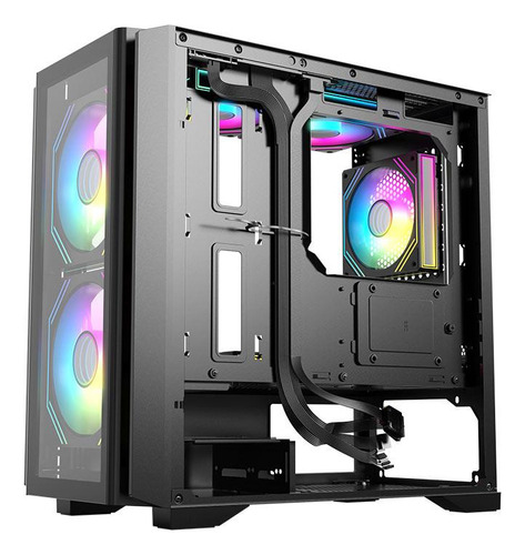 Gabinete Gamer Acegeek Vision M352, Mid-tower, Lateral/vidro