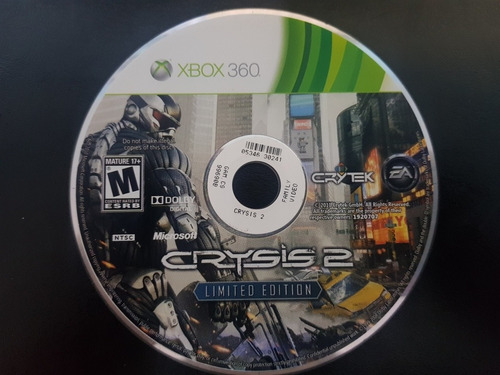 Crysis 2 Para Xbox 360 Físico Original Solo Disco 