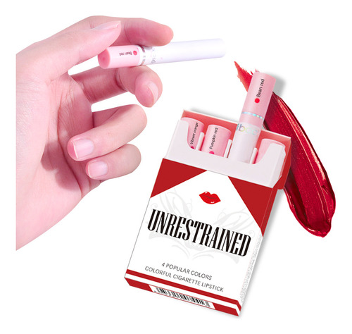 Juego De Lápiz Labial De Cigarrillos De 3 Piezas