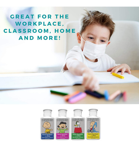 Juego De 4 Mini Geles Desinfectantes De Manos 50 Ml