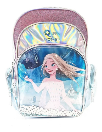 Mochila Frozen Elsa 16 Nieve Escolar 59328 Mapleweb Cuota