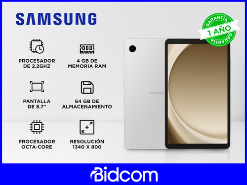 Tablet Samsung Galaxy Tab A9 X110 8.7 4gb Ram 64gb Bidcom