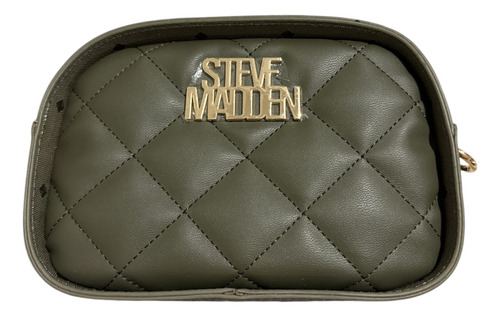 Bolsa Steve Madden Sin Strap Verde Musgo Lisa Oro (Usado)