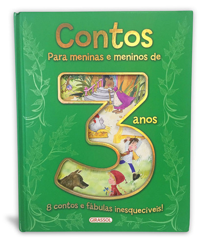 Contos para Meninas e Meninos de 3 anos, de Girassol. Editora Girassol Brasil Edições EIRELI em português, 2019