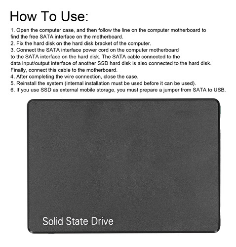 Disco De Metal Con Unidad De Estado Sólido Ssd De 2.5 Pulgad
