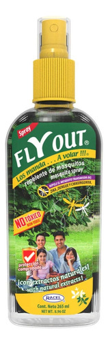 Loción Repelente Fly Out 265 Ml 3 Pack