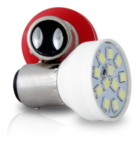 Lâmpada Led Bay15d 5/21w 12v Vermelho Autopoli