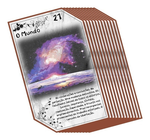 Baralho Tarot Marselhas. Com Significados. 78 Cartas. Mod 5