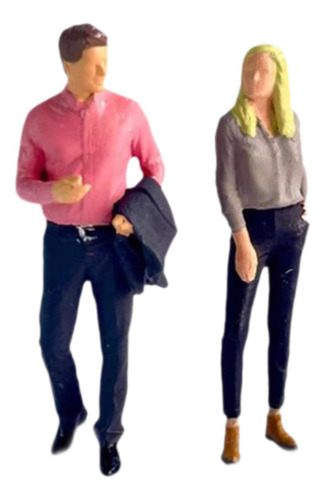 Figuras De Personas Pintadas A Mano, Manualidades Rosa Gris