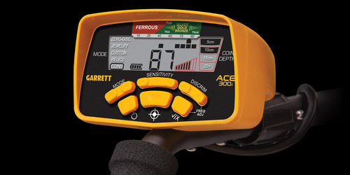 Detector Metales Garrett Ace 300i Internacional Can.oficial Amarillo