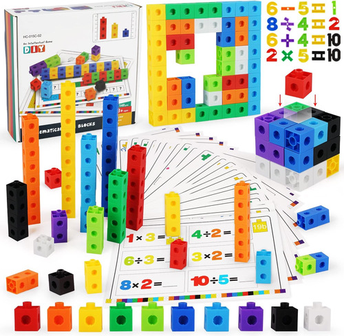 Bloques De Números, Matemáticas Manipulaciones 100 Cubos Sna