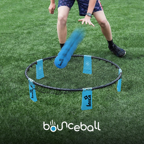 Juego De Playa Bounceball Con Red 3 Pelotas Bomba Bolsa