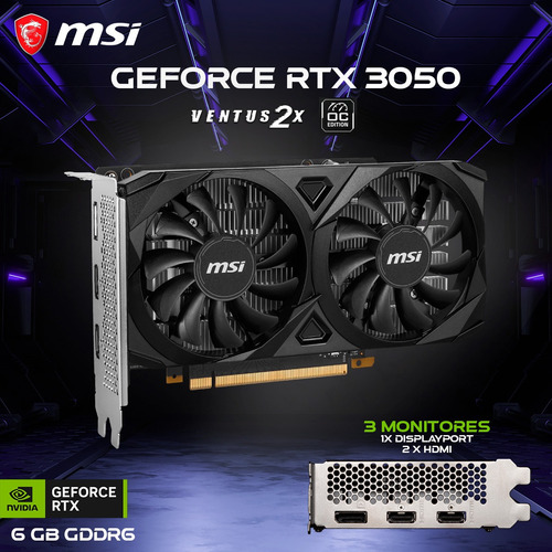 Pc Gamer Completa Ryzen 5 16gb 1tb Ssd Rtx 3050 Monitor Msi
