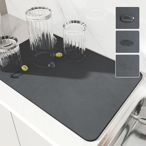Alfombrilla De Drenaje Absorbente De 40 X 50 Cm Para Baño, S