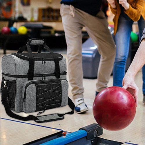 Bolsa Para Bolas De Bolos Con Compartimento Para Zapatos,