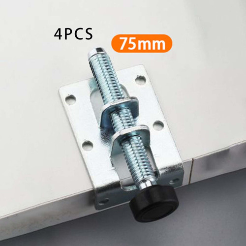 4 Piezas De Patas Niveladoras De Acero For Mesa De 75 Mm