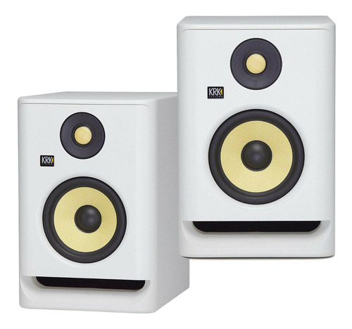 Monitores Potenciados Krk Rokit 8 Generación 4 Rp8g4wn Par Color Blanco