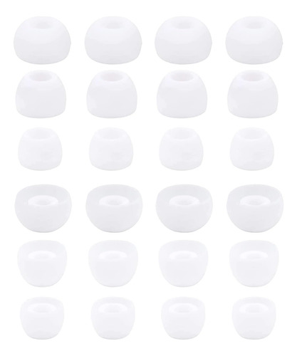24 Almohadillas Para Auriculares - Blancas